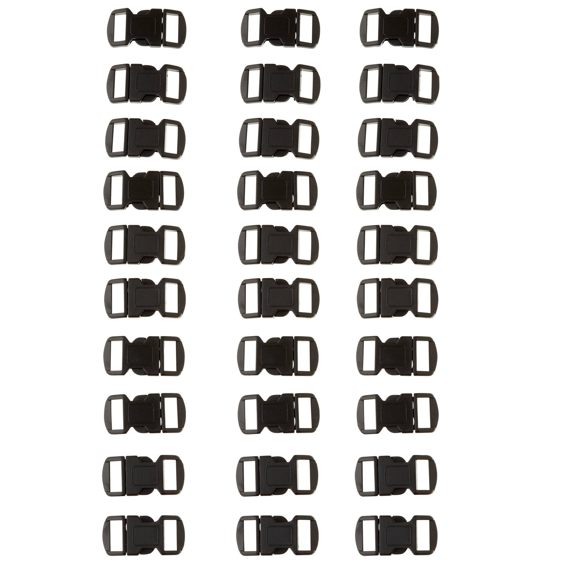 12 Packs: 30 ct. (360 total) 12mm Parachute Cord Buckles